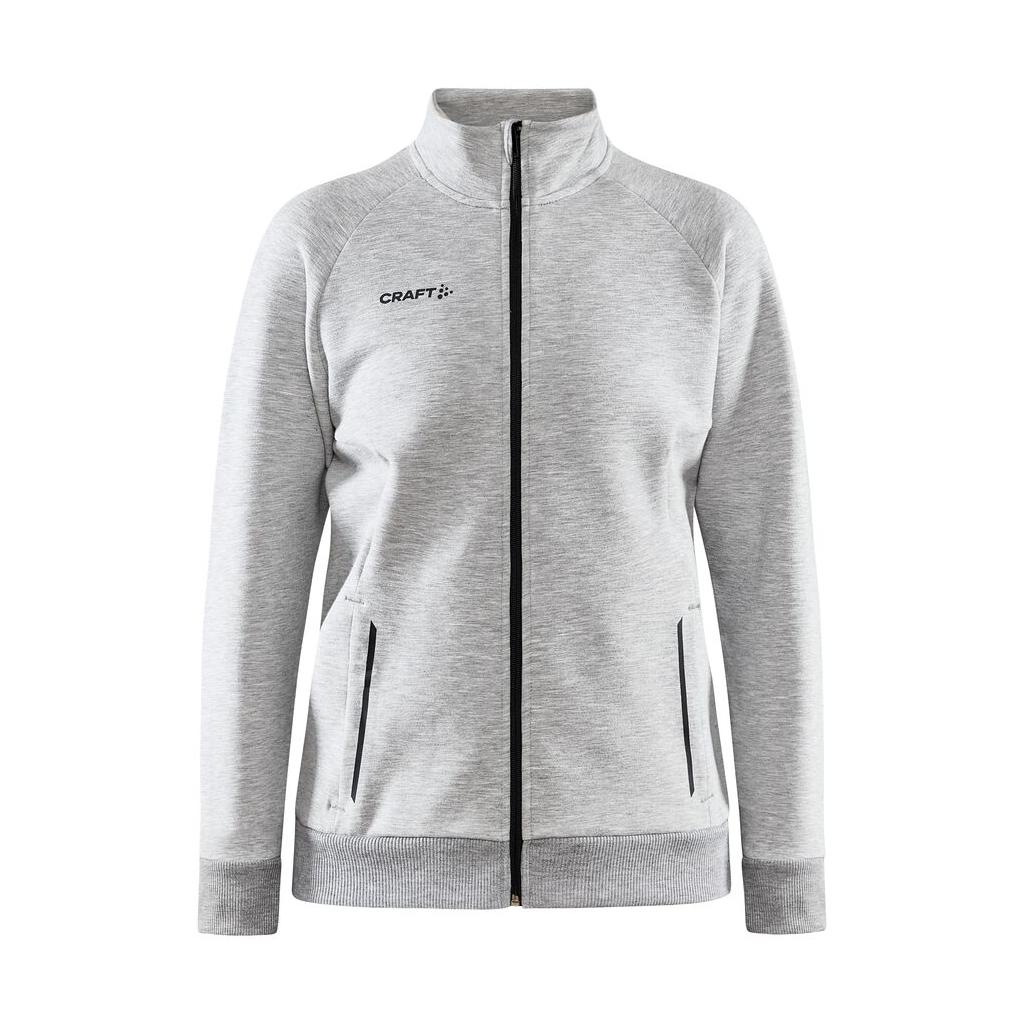 Core Soul Full Zip Jkt W - Grey Melange - Front