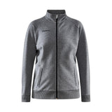 Core Soul Full Zip Jkt W - Dark Grey Melange - Front