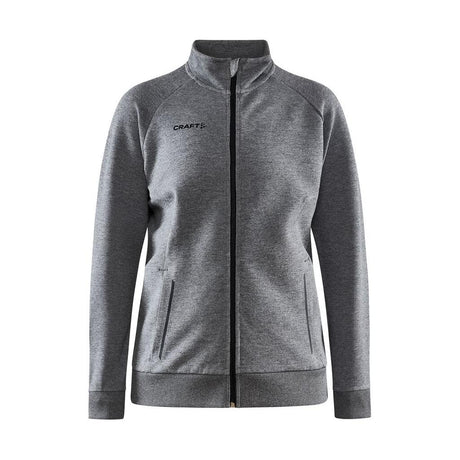 Core Soul Full Zip Jkt W - Dark Grey Melange - Front