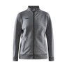 Core Soul Full Zip Jkt W - Dark Grey Melange - Front