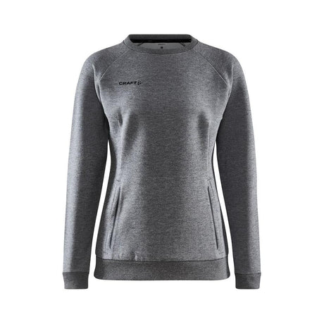 Core Soul Crew Sweatshirt W - Dark Grey Melange - Front