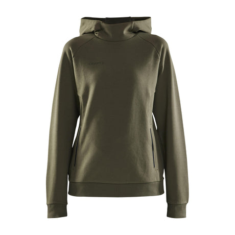 Core Soul Hood Sweatshirt W - Dark Green - Front