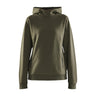 Core Soul Hood Sweatshirt W - Dark Green - Front