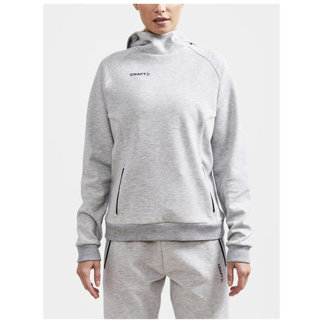 Core Soul Hood Sweatshirt W - Grey Melange - Closeup 1