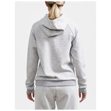 Core Soul Hood Sweatshirt W - Grey Melange - Closeup 3