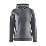 Core Soul Hood Sweatshirt W - Dark Grey Melange - Front
