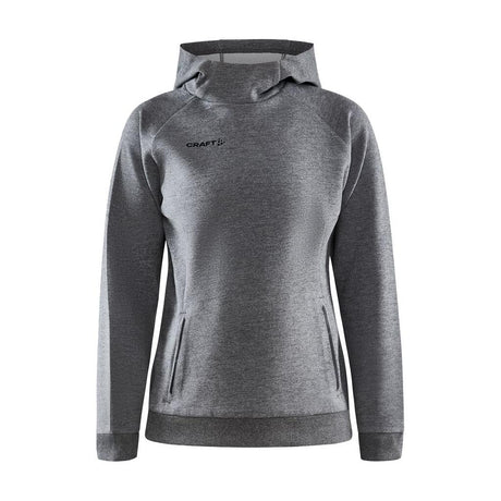 Core Soul Hood Sweatshirt W - Dark Grey Melange - Front
