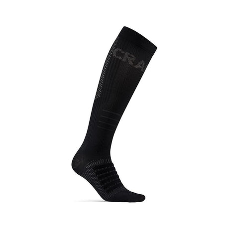 Active Compression Sock - Black - Front