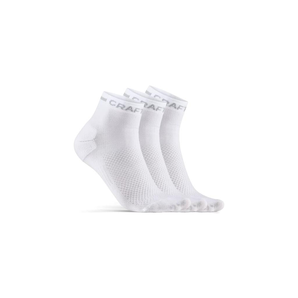 Active Mid Sock 3-Pack - White - Front