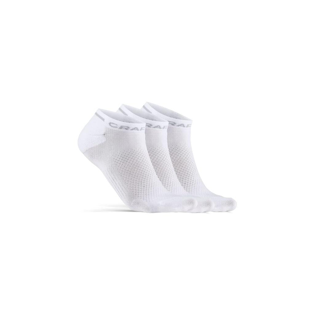 Active Shaftless Sock 3-Pack - White - Front