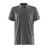 Core Blend Polo Shirt M - Dark Grey Melange - Front