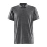 Core Blend Polo Shirt M - Dark Grey Melange - Front