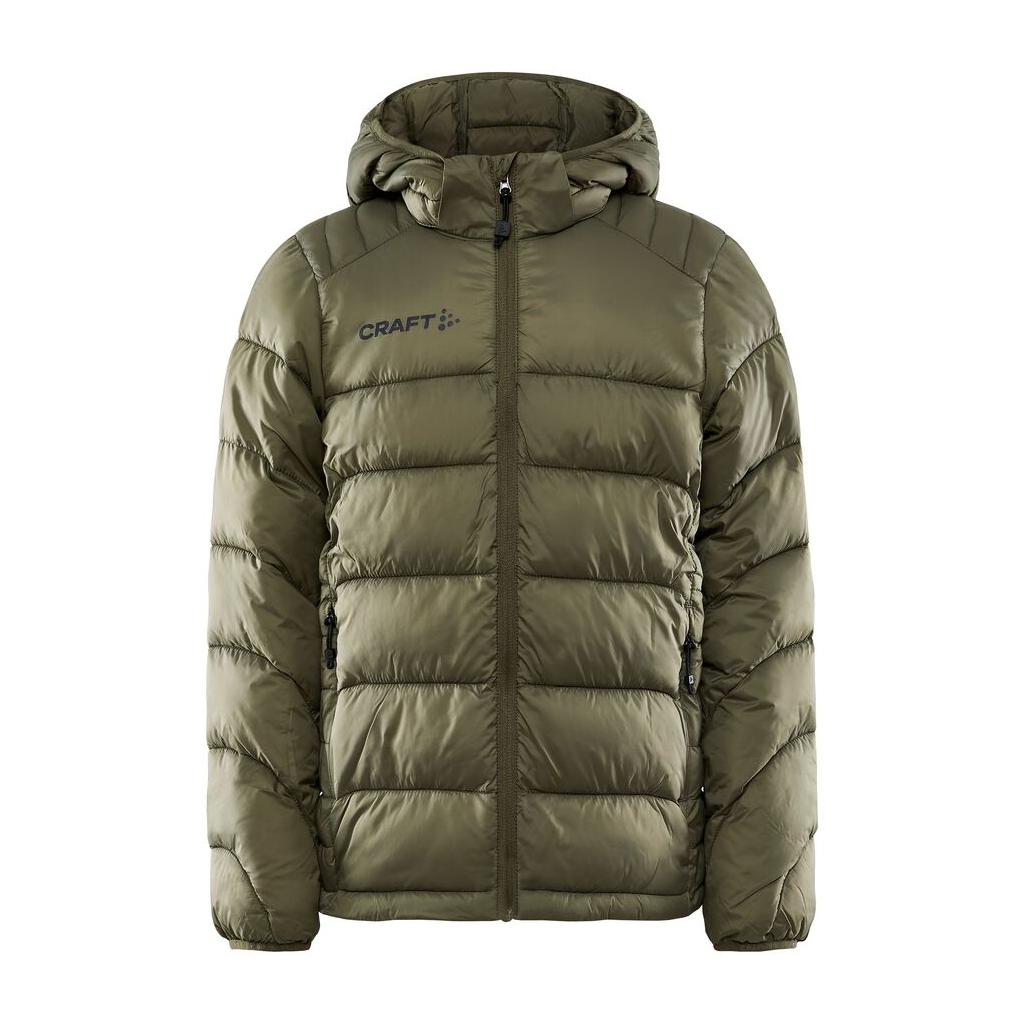 Core Explore Isolate Jacket Jr - Dark Green - Front