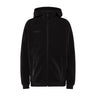 Core Soul Full Zip Hood Jr - Black - Front