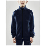 Core Soul Full Zip Jkt Jr - Dark Navy - Closeup 1