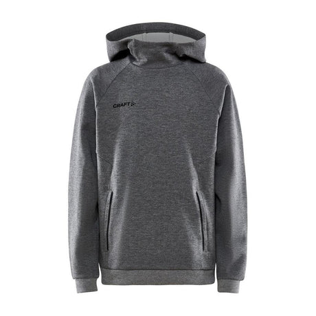 Core Soul Hood Sweatshirt Jr - Dark Grey Melange - Front