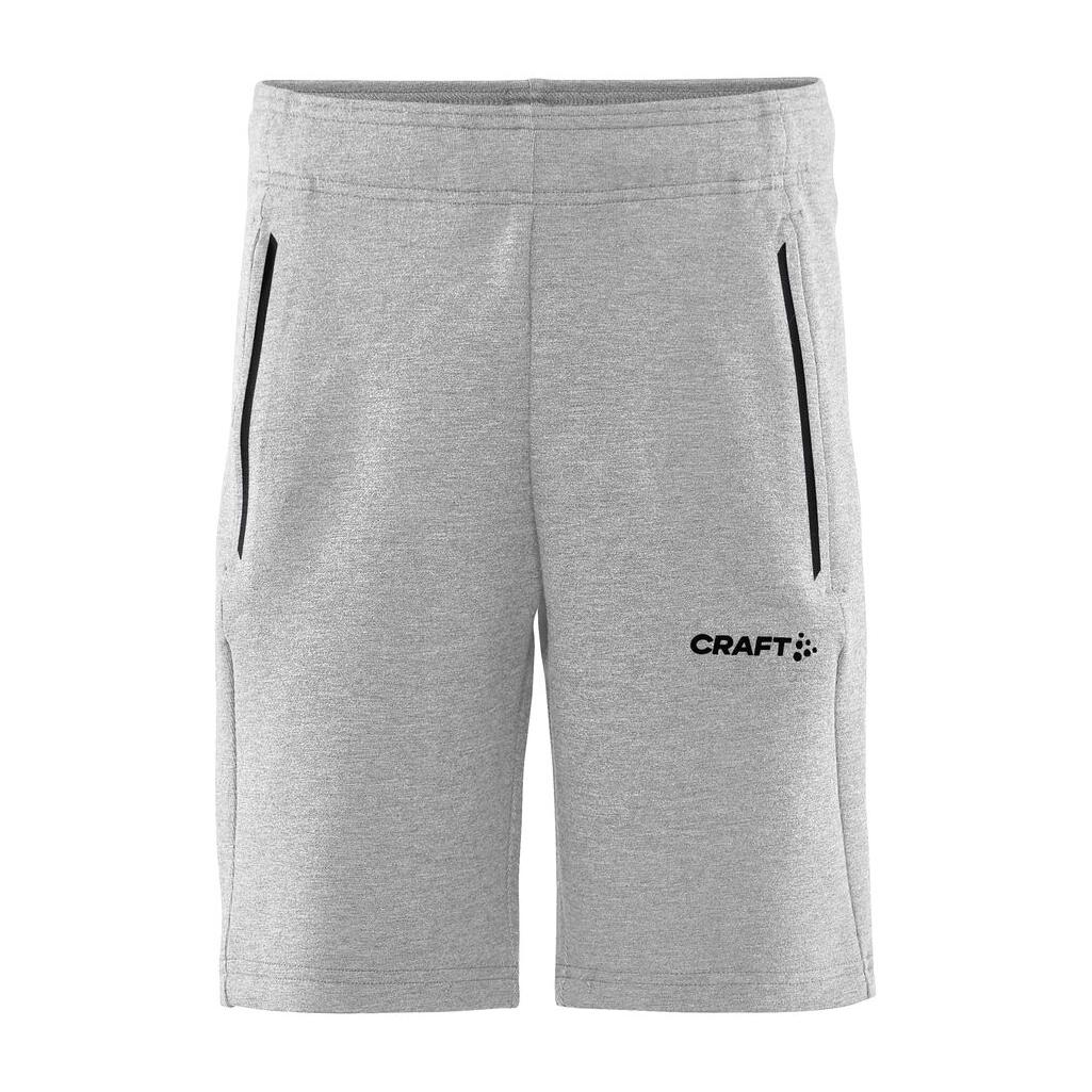 Core Soul Sweatshorts Jr - Grey Melange - Front