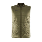 Core Light Padded Vest M - Dark Green - Front
