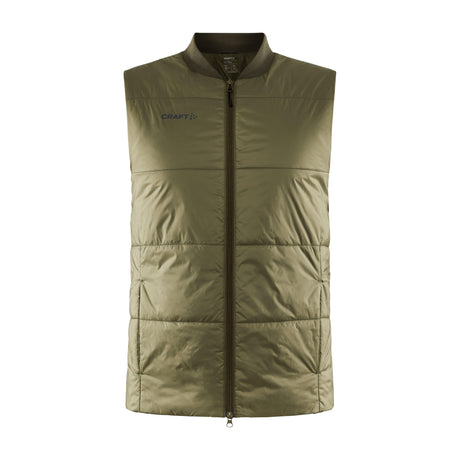 Core Light Padded Vest M - Dark Green - Front