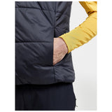 Core Light Padded Vest M - Black - Closeup 4