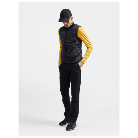 Core Light Padded Vest M - Black - Closeup 6