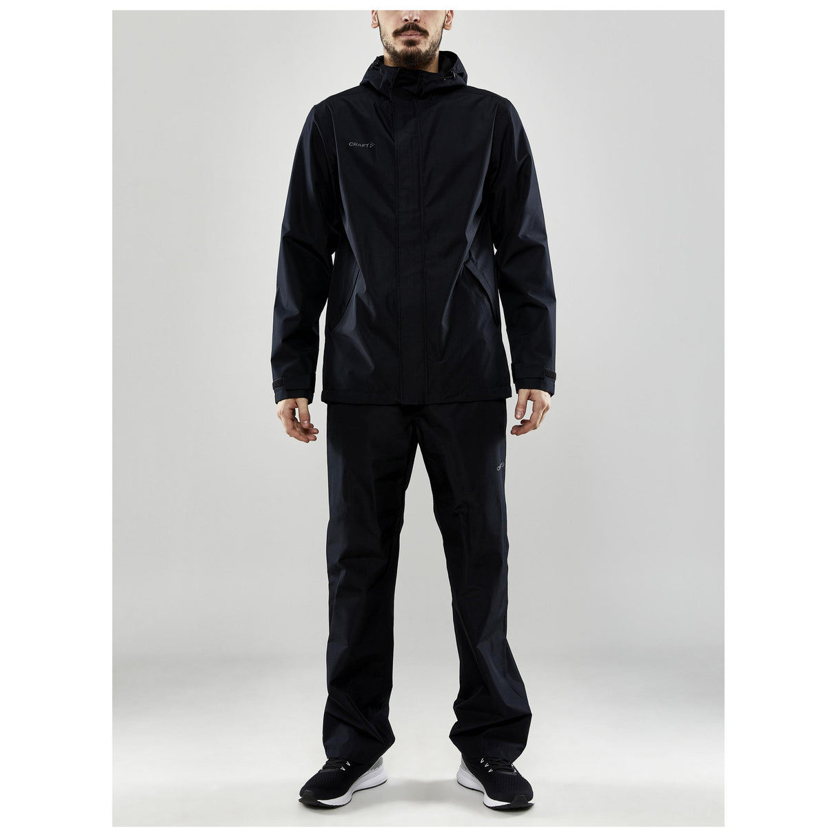 Core Explore Rain Set M - Black - Closeup 7