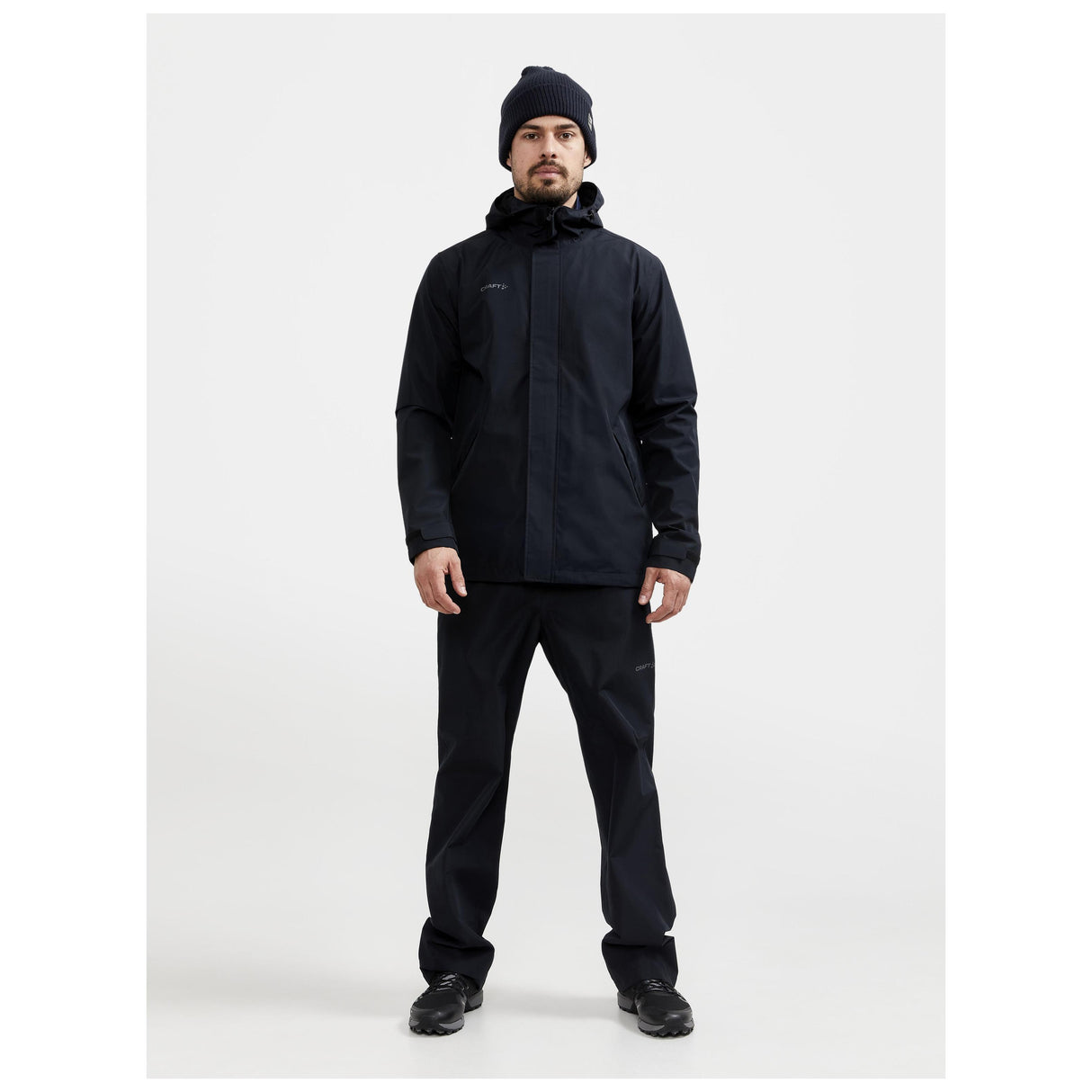 Core Explore Rain Set M - Black - Closeup 8