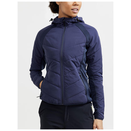 Adv  Explore Hybrid Jacket W - Dark Blue - Closeup 1