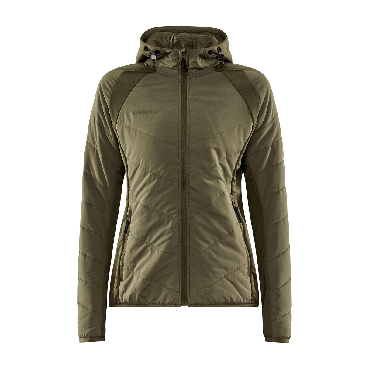 Adv  Explore Hybrid Jacket W - Dark Green - Front