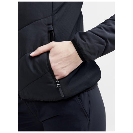 Adv  Explore Hybrid Jacket W - Black - Closeup 4