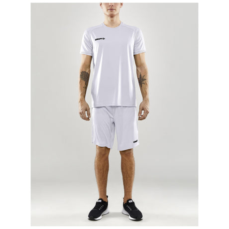 Progress Indoor Jersey M - White - Closeup 6