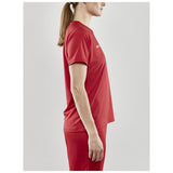 Progress Indoor Jersey W - Red - Closeup 2