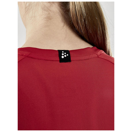 Progress Indoor Jersey W - Red - Closeup 5