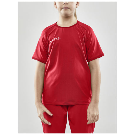 Progress Indoor Jersey Jr - Red - Closeup 1