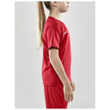 Progress Indoor Jersey Jr - Red - Closeup 2