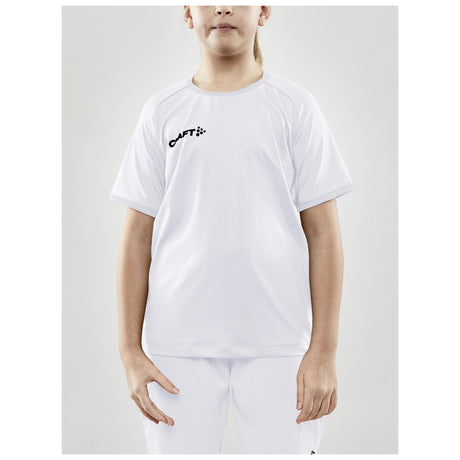 Progress Indoor Jersey Jr - White - Closeup 1