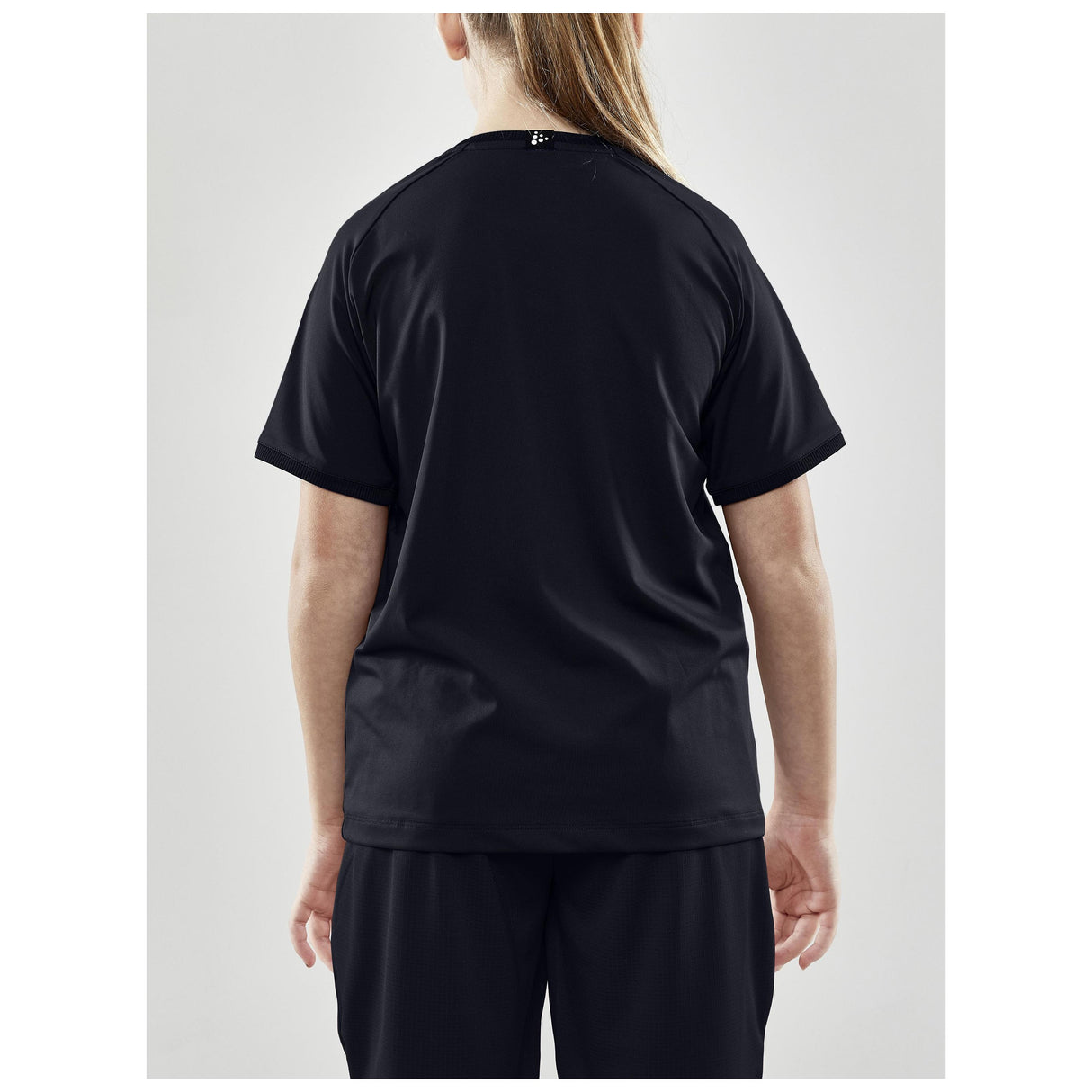 Progress Indoor Jersey Jr - Black - Closeup 3