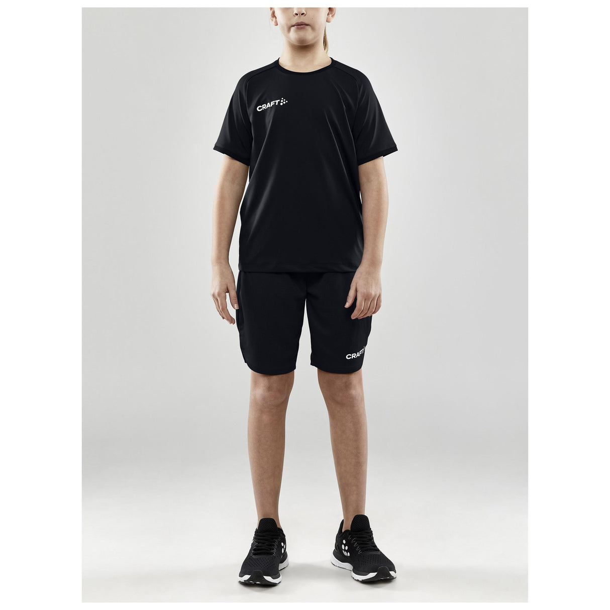 Progress Indoor Jersey Jr - Black - Closeup 6