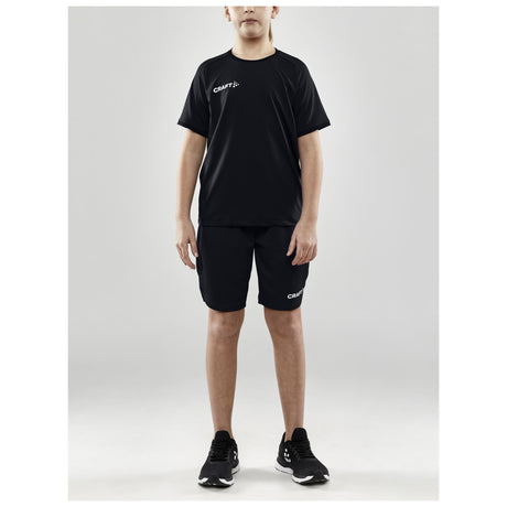 Progress Indoor Jersey Jr - Black - Closeup 6