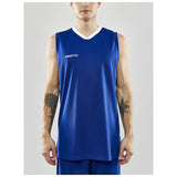Progress Basket Singlet M - Cobalt - Closeup 1
