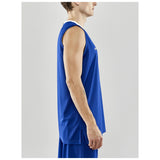 Progress Basket Singlet M - Cobalt - Closeup 2