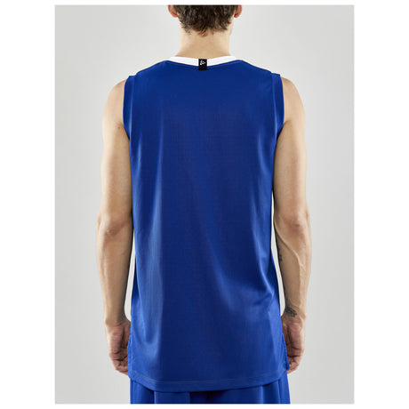 Progress Basket Singlet M - Cobalt - Closeup 3