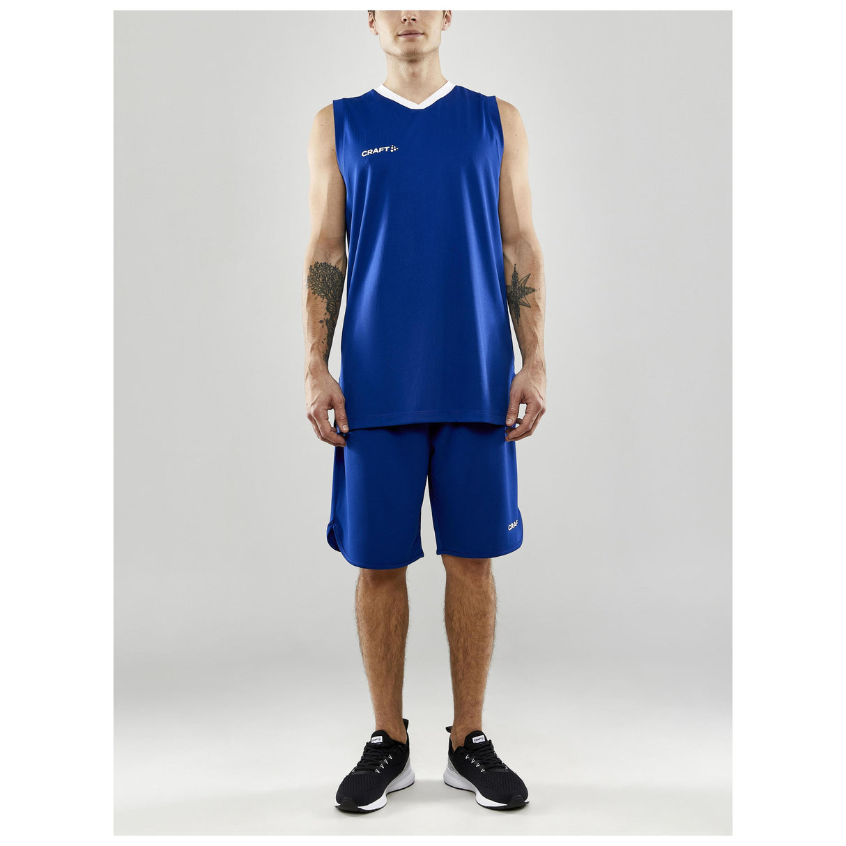 Progress Basket Singlet M - Cobalt - Closeup 7