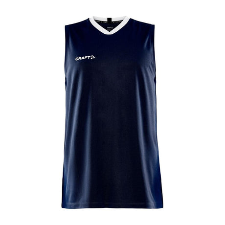 Progress Basket Singlet M - Navy - Front