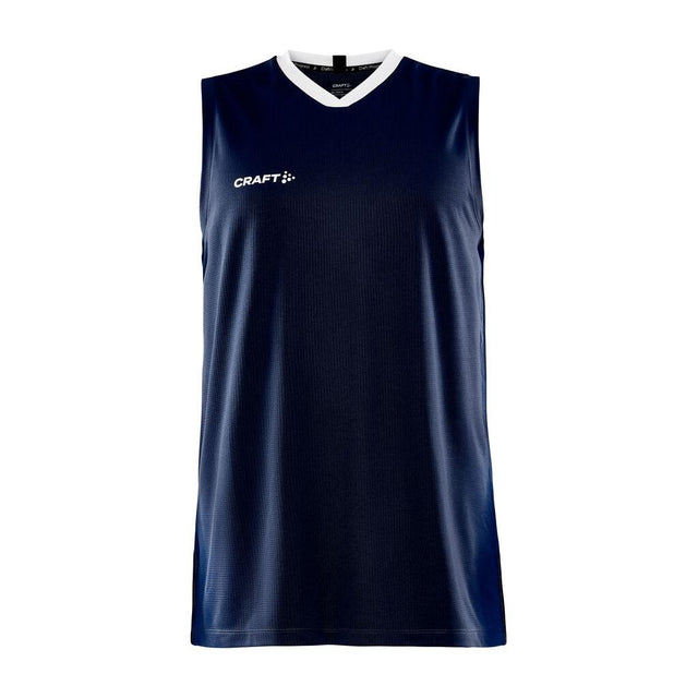 Progress Basket Singlet M - Navy - Front