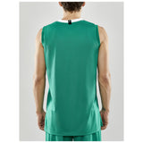 Progress Basket Singlet M - Green - Closeup 3