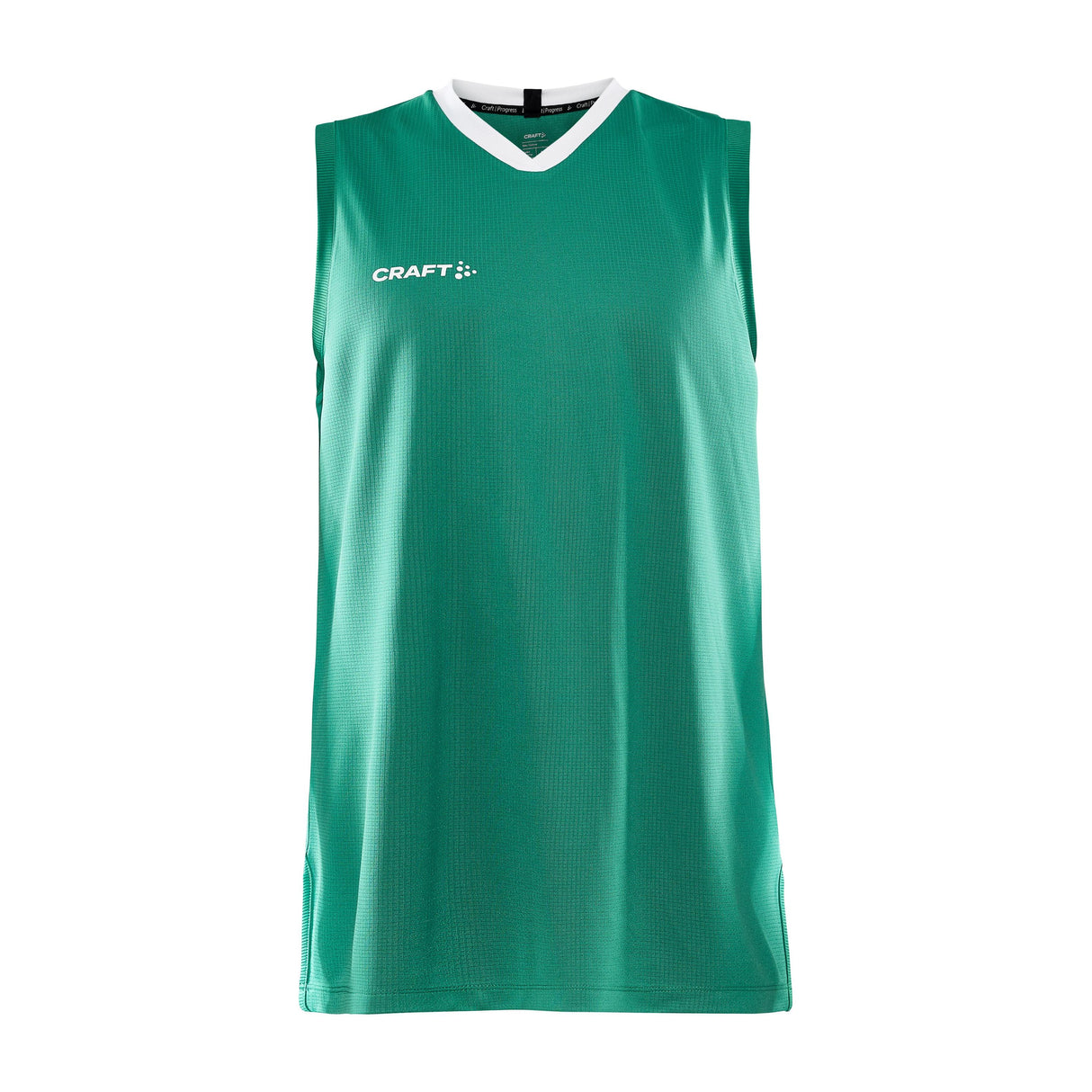 Progress Basket Singlet M - Green - Front