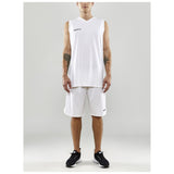 Progress Basket Singlet M - White - Closeup 8