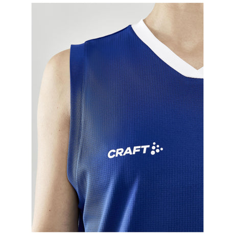 Progress Basket Singlet W - Cobalt - Closeup 5