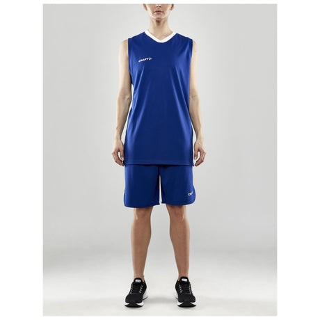 Progress Basket Singlet W - Cobalt - Closeup 6